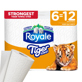 Royale Tiger PT 6DR=12R Full Sheets 64S (6 Rolls);T5xH4 - Brandco Direct Inc