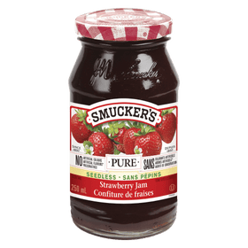 Smuckers Pure Strawberry Jam Seedless (250ml) - Brandco Direct Inc