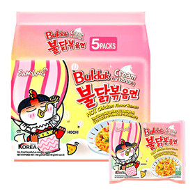 SamYang Buldak Cream Carbonara Ramen (5x140g) - Brandco Direct Inc