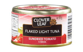 Clover Leaf Flaked Light Tuna Sundried Tomato & Basil(85g)