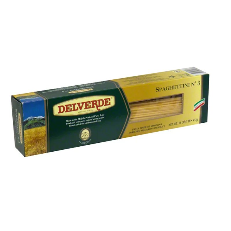 Delverde Spaghettini Pasta No. 3 (450g) - Brandco Direct Inc