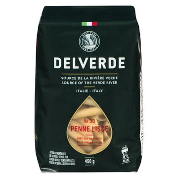 Delverde Penne Lisce Pasta (450g) - Brandco Direct Inc