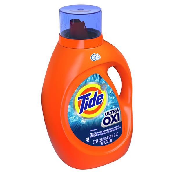 Tide Liquid Laundry Detergent High Efficiency Ultra Oxi 59 Ld (2.72L) - Brandco Direct Inc