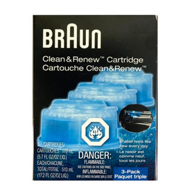 Braun Shaver Cleaning Refill Pack – 3 - Pack - Brandco Direct Inc