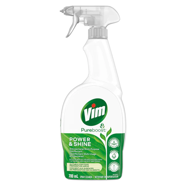 Vim Anti Bacterial Spray Power & Shine (700ml)