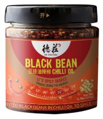 De Zhuang Black Bean Chilli Oil 36° (190g) - Brandco Direct Inc