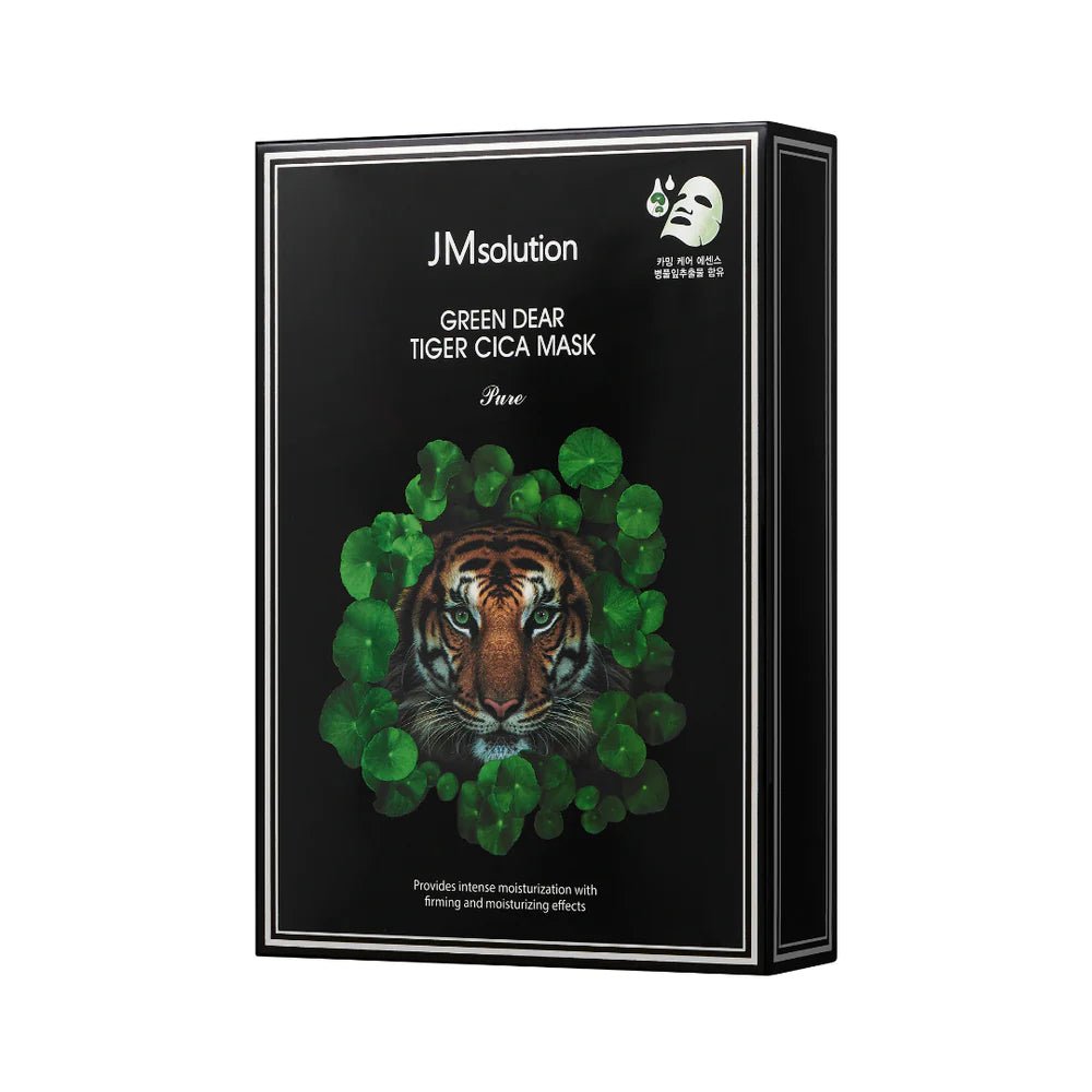 JM Solution Green Dear Tiger Cica Mask Pure (10S) - Brandco Direct Inc