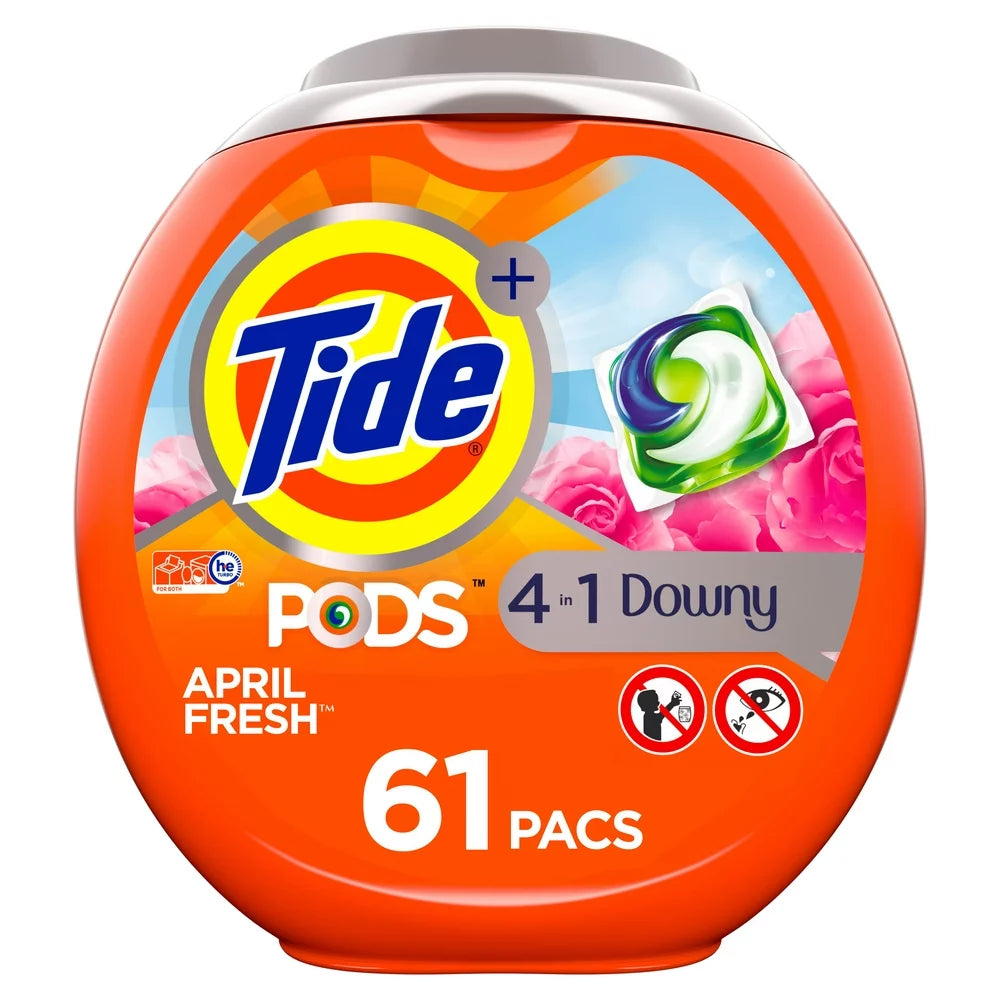 Tide Pods 4in1 Downy April Fresh 61ct (1.73Kg)