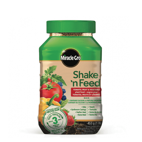 Miracle - Gro Tomato, Fruit & Vegetable Fertilizer - 453g, 10 - 5 - 15 - Brandco Direct Inc