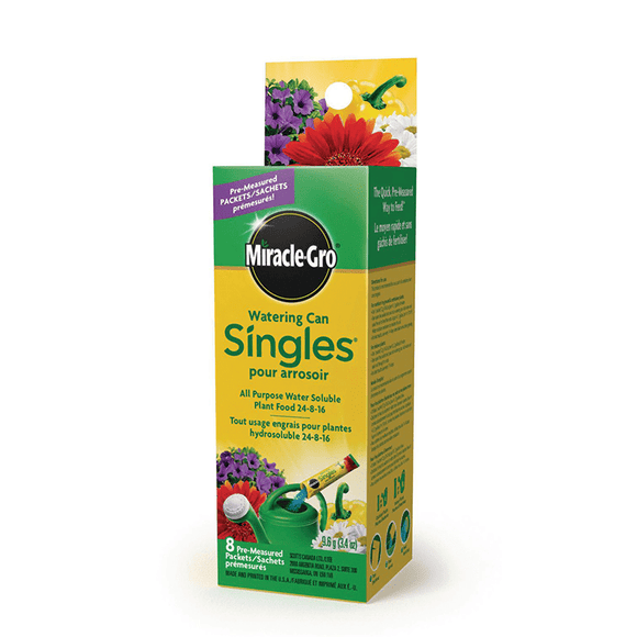 Miracle Gro 24 - 8 - 16 Water - Soluble Compound Fertilizer 8 Bottles 96g - Brandco Direct Inc