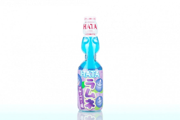 HATA Ramune Blueberry Flavor (Glass bottle) 200ml * 2 Bottle - Brandco Direct Inc