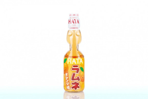 HATA Ramune Orange Flavor (Glass bottle) 200ml * 2 Bottle - Brandco Direct Inc