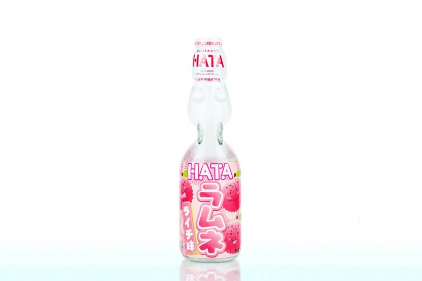 HATA Ramune Lychee Flavor (Glass bottle) 200ml * 2 Bottle - Brandco Direct Inc