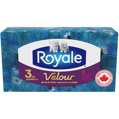 Royale Facial Tissue 1 pack 3Ply (88s) - Brandco Direct Inc