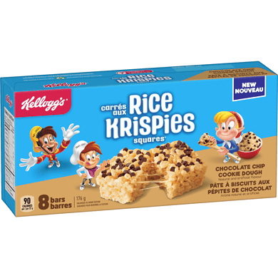 Kellogg's Rice Krispie Square Bar Chocolate Chip (176g) - Brandco Direct Inc