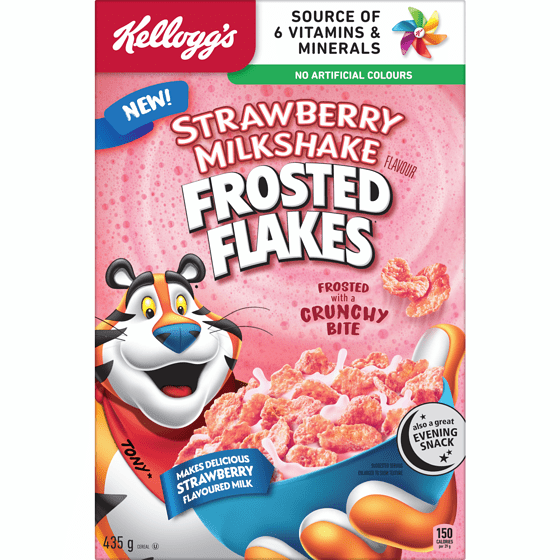 Kellogg's Frosted Flakes Strawberry Milkshake(435g) - Brandco Direct Inc