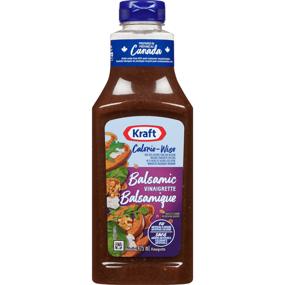 Kraft Dressing Calorie Wise Balsamic Vinegar (425ml) - Brandco Direct Inc