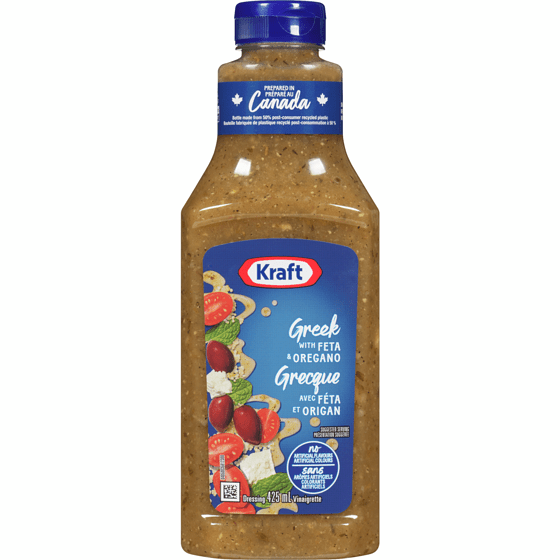 Kraft Dressing Greek With Feta Oregano (425ml) - Brandco Direct Inc