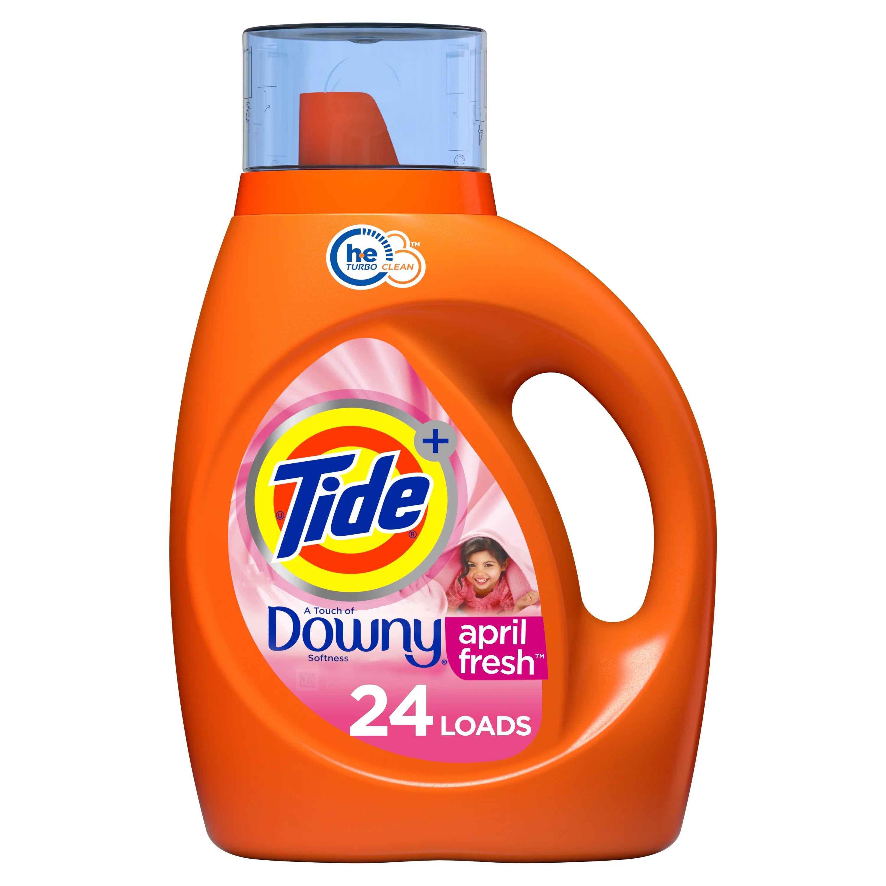 Détergent à lessive liquide Tide haute efficacité Downy April Fresh 24 Ld (1,36 L) 