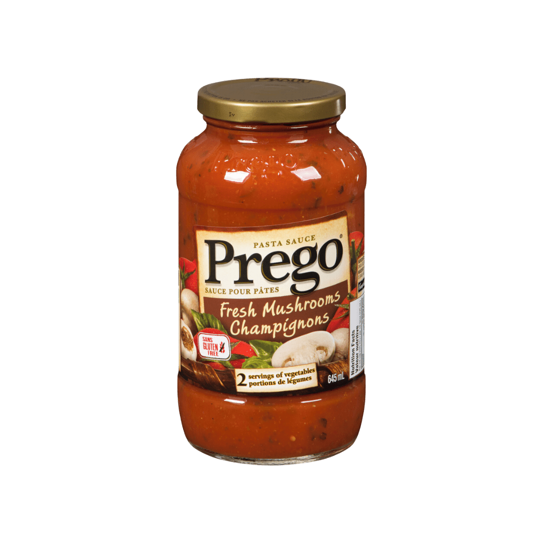 Prego Pasta Sauce Fresh Mushrooms (645ml) - Brandco Direct Inc