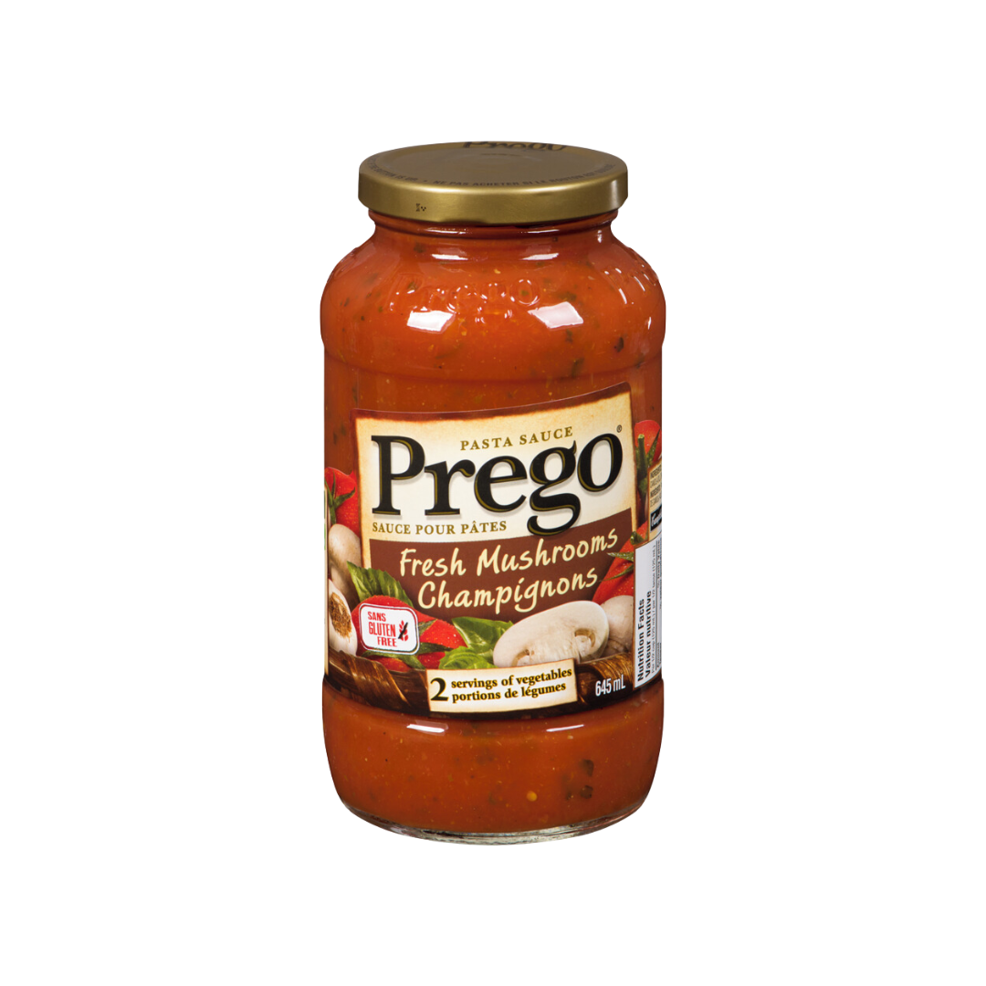 Prego Pasta Sauce Fresh Mushrooms (645ml)