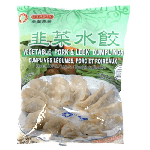 O'TASTY Vegetable,Pork & Leek Dumplings 587g * 2 Pack - Brandco Direct Inc