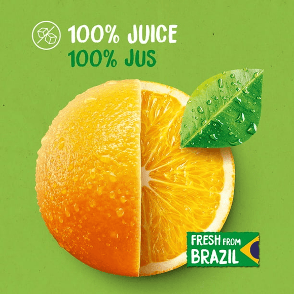 Natural One Orange Juice 1.5L * 2 Bottle - Brandco Direct Inc