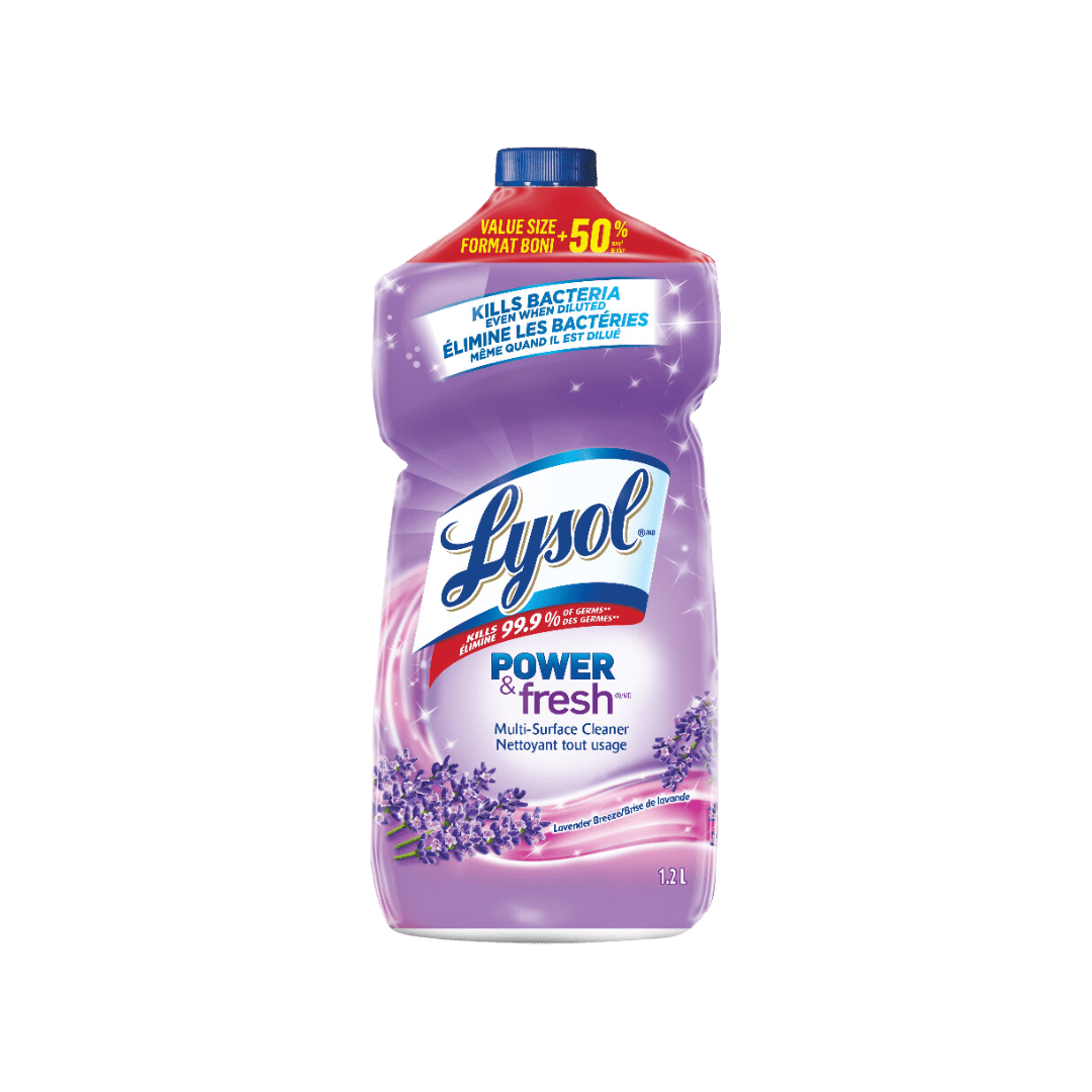 Lysol Power & Fresh Cleaner Lavender Breeze(1.2L) - Brandco Direct Inc