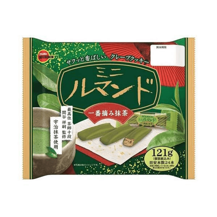 Bourbon Mini Lemand Cookie Matcha (121g)