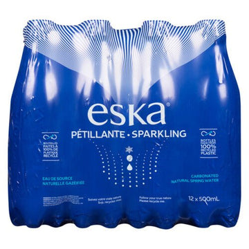 ESKA Sparkling Water 12 Bottle (500ml) - Brandco Direct Inc
