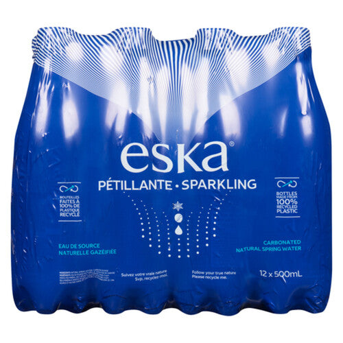 Eau pétillante ESKA 12 bouteilles (500 ml)