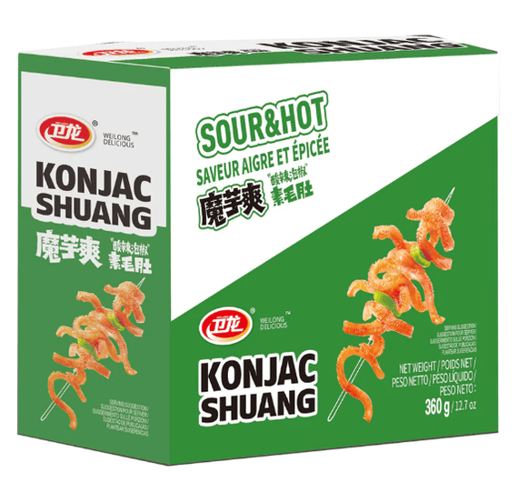 Weilong Konjac Juice 360g [Sour & Hot Flavor] - Brandco Direct Inc
