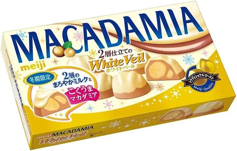 Meiji Macadamia Chocolate White Veil (83g) - Brandco Direct Inc