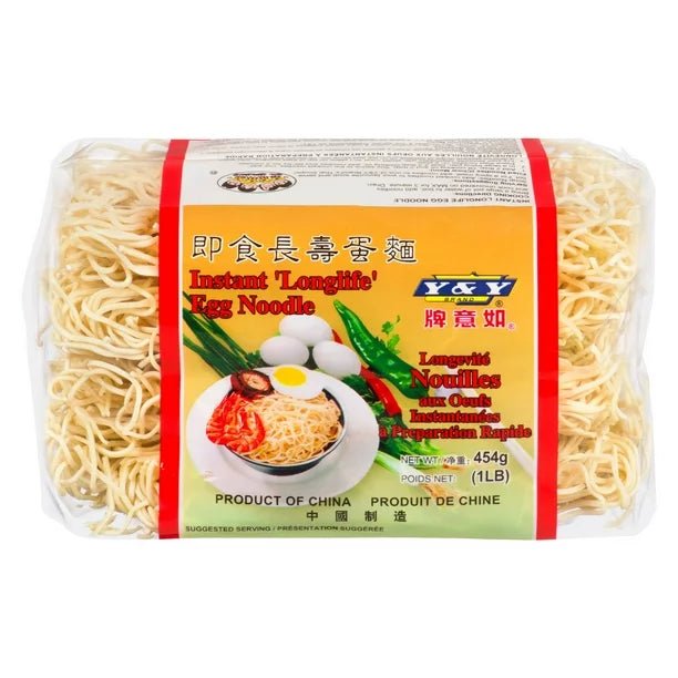 Lucky Brand Instant Longlife Egg Noodles (454g) - Brandco Direct Inc