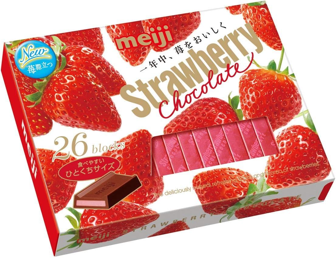 Meiji Strawberry Chocolate Box (120g)