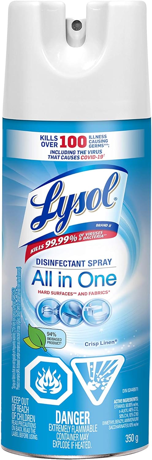 Lysol 消毒喷雾 清爽亚麻布 (350g)