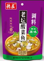 De Zhuang Pickled Cabbage Fish Flavor Season (350g) - Brandco Direct Inc