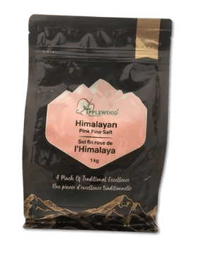 Applewood Signature Himalayan Pink Fine Salt(1Kg) - Brandco Direct Inc