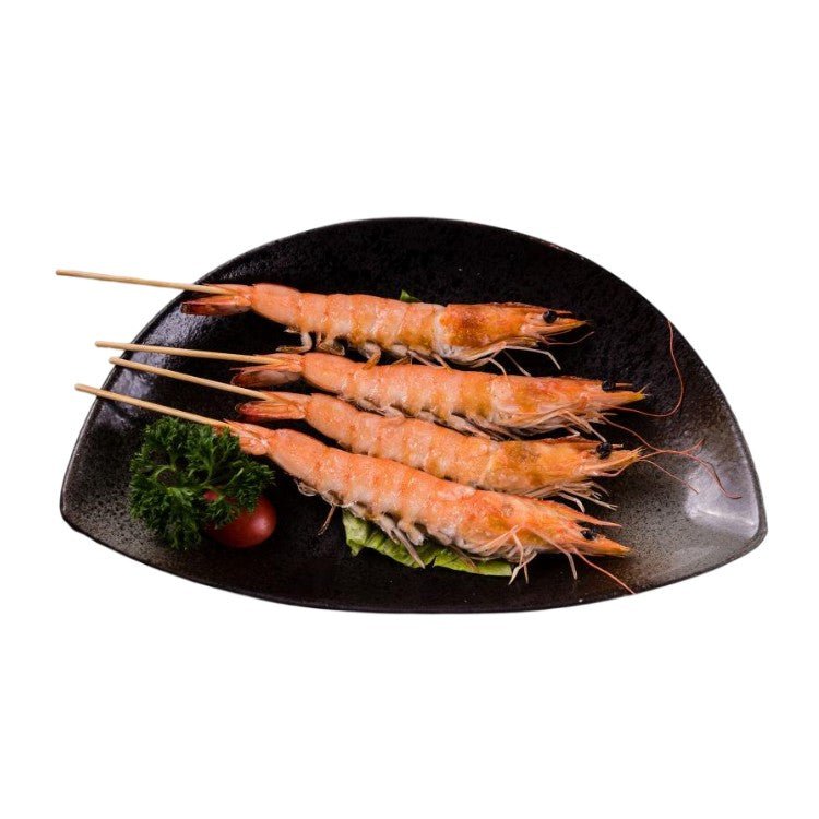 Lao Jianghu Large Shrimp Skewers (1 pack, 10 pieces) - Brandco Direct Inc