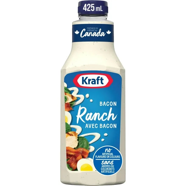 Kraft Dressing Ranch W/Bacon (425ml)