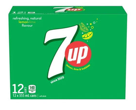7UP Lemon Soda 12 Cans (355ml) - Brandco Direct Inc