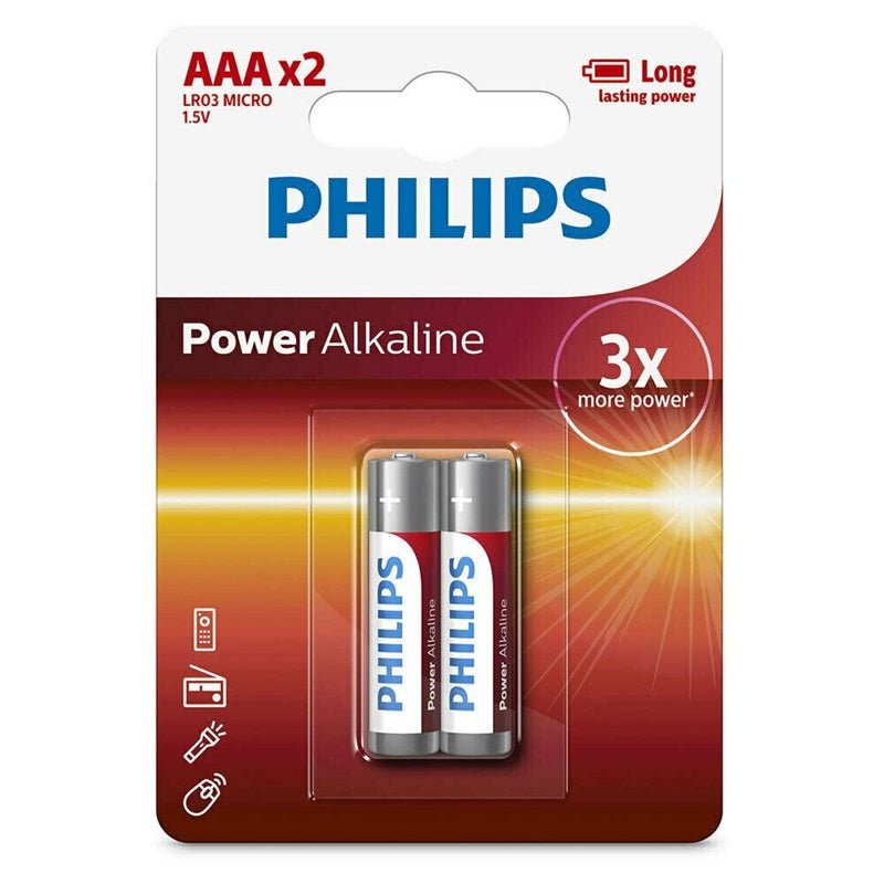 Philips Power Alkaline AAA Blister (2ct) - Brandco Direct Inc