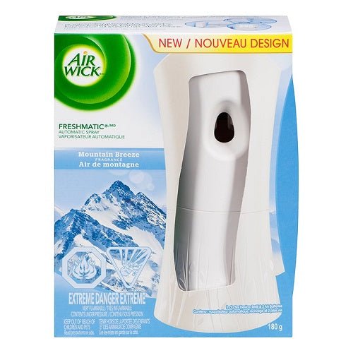 Airwick Freshmatic 1 Device + 1 Refill Mountain Breeze (180g) - Brandco Direct Inc