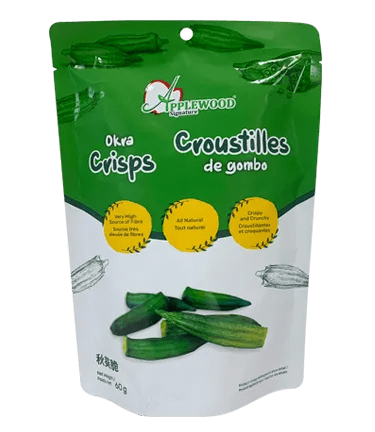 Applewood Signature Okra Crisps (60g) - Brandco Direct Inc