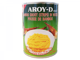 Aroy - D Bamboo Shoot Strips In Water (540g) - Brandco Direct Inc