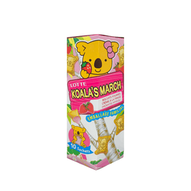 Lotte Koala's March Cookies - Strawberry Flavor 195g - Brandco Direct Inc