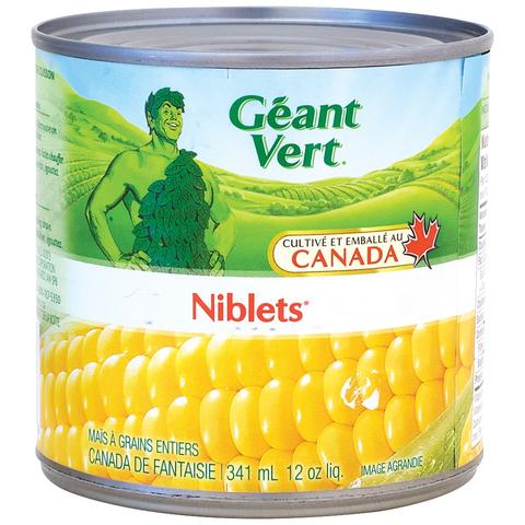 Green Giant Niblets Whole Kernel Corn (341ml) - Brandco Direct Inc