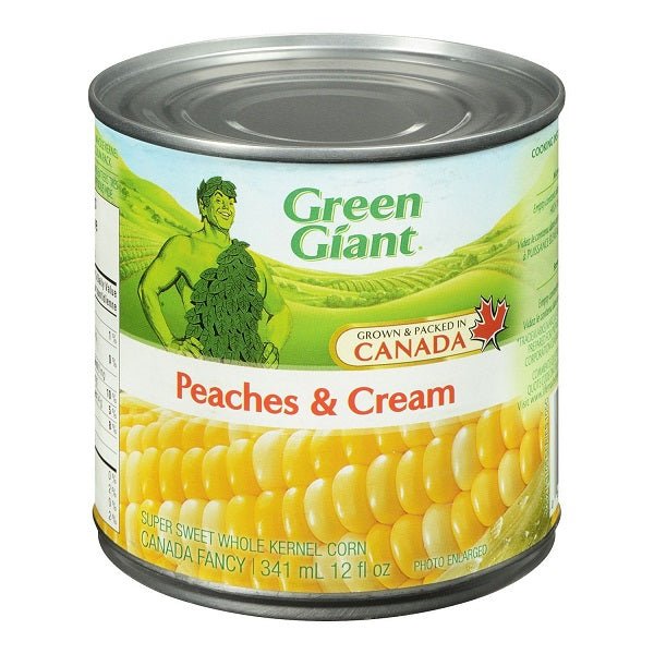 Green Giant Peaches & Cream Corn (341ml) - Brandco Direct Inc