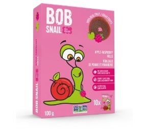 Bob Snail Apple Strawberry Fruit Rolls 6 Packs (100g) - Brandco Direct Inc