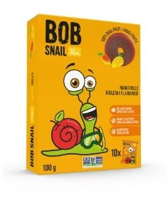 Bob Snail Mango Fruit Rolls 6 Packs (100g) - Brandco Direct Inc